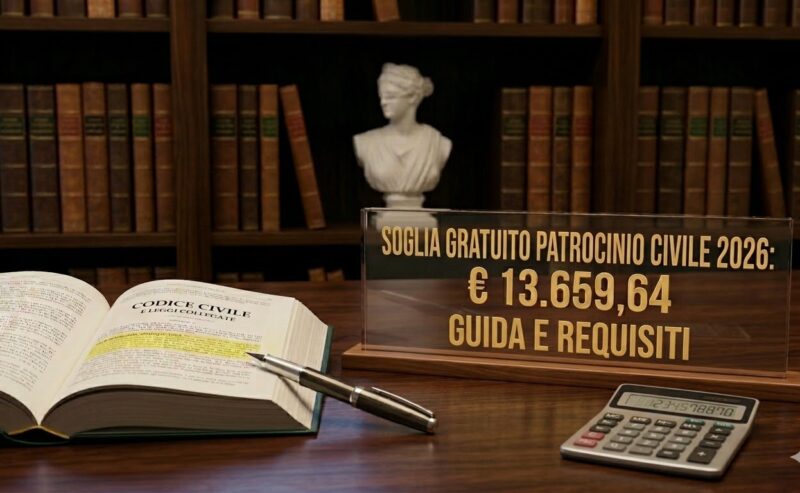 Gratuito patrocinio civile: guida e requisiti per il 2026