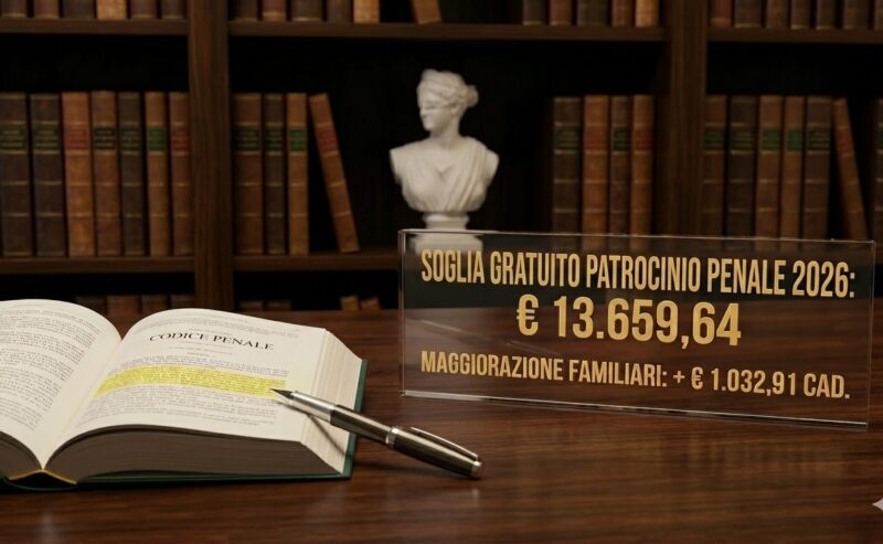 Gratuito patrocinio penale 2026: la guida completa